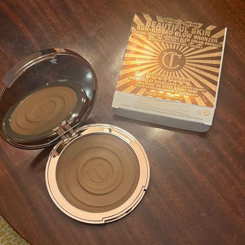 Charlotte Tilbury Beautiful Skin Sun-Kissed Glow Bronzer - 1 fair pale new
